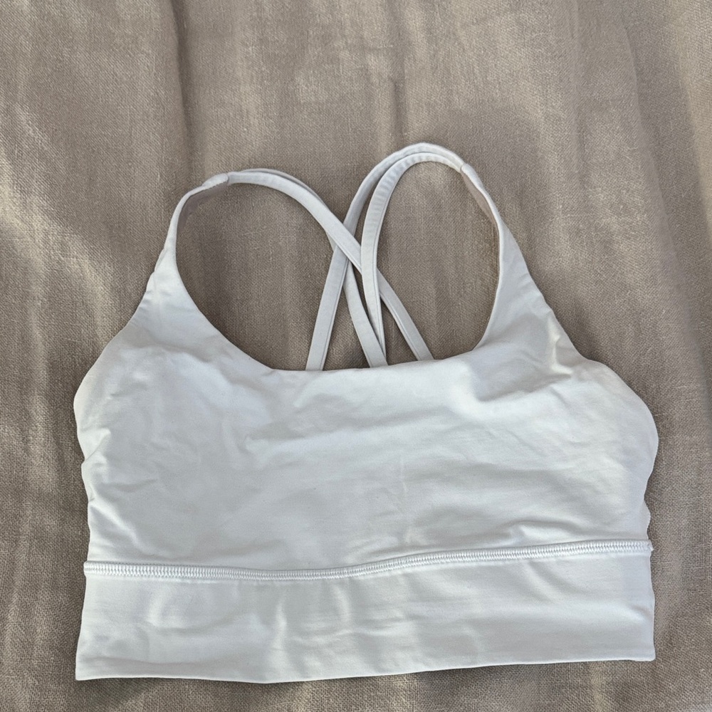 Lululemon White Sports Bra